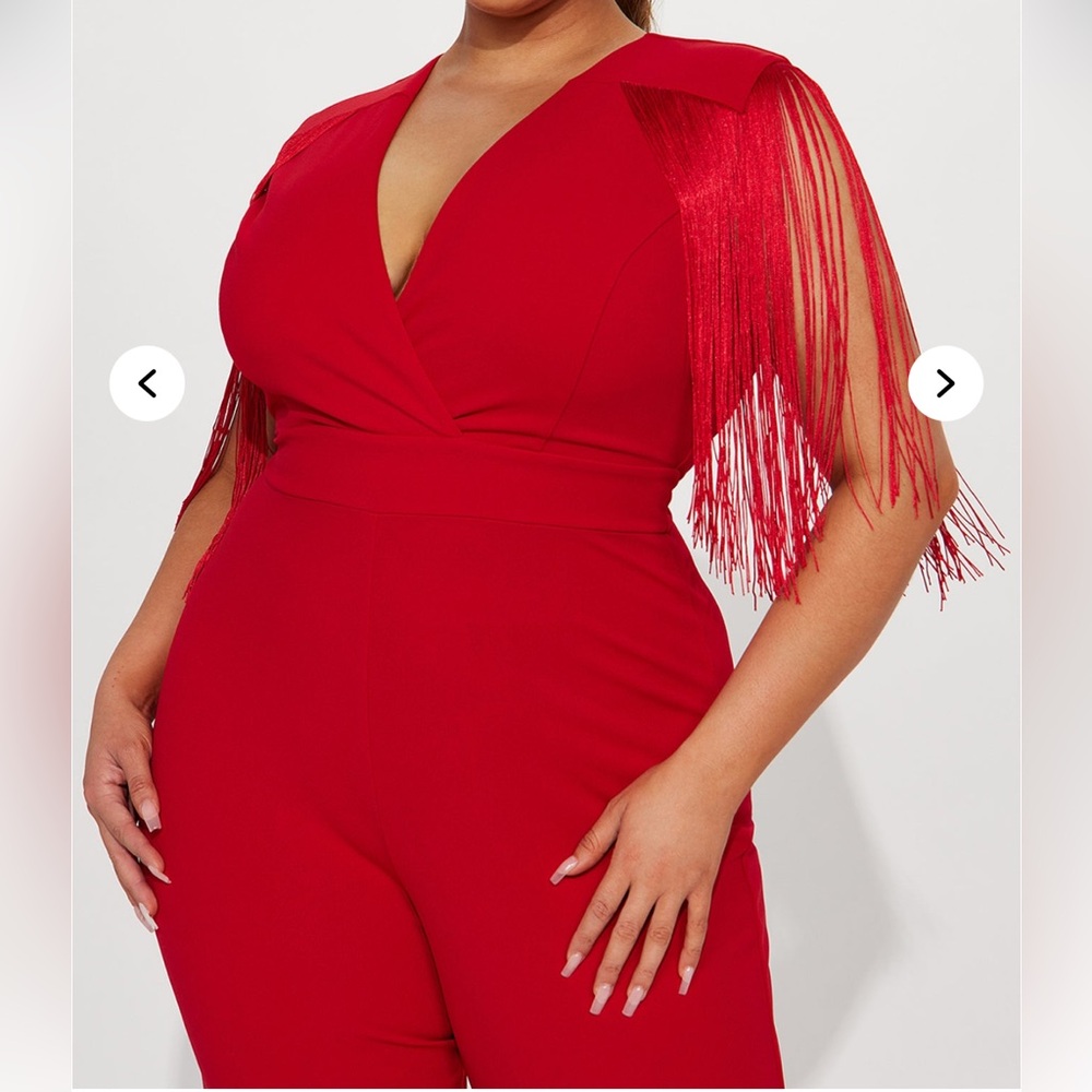 Ready for you Red Sleeveless Jumpsuit